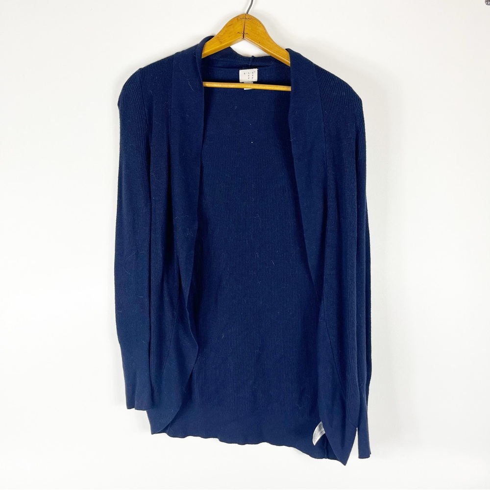A New Day Knit Open Cardigan Navy size XS